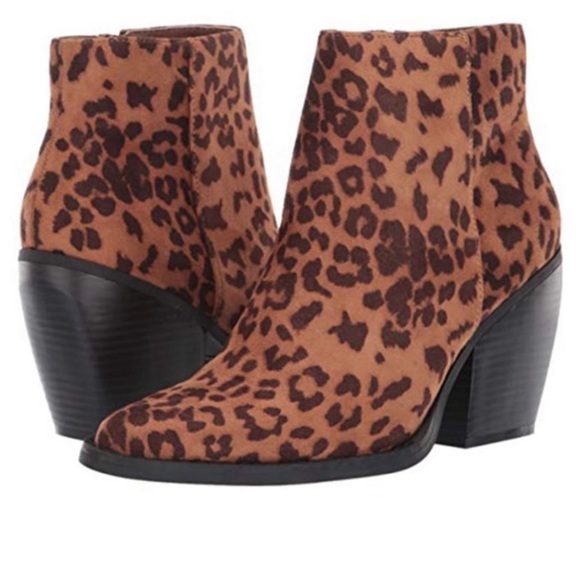 Leopard Madden Girl Women's Klicck Ankle Boot 7 1/2 - Picture 1 of 5